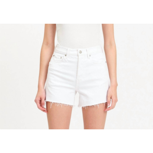 DAZE bottom line high rise vintage short in marshmallow