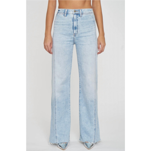 DAZE cupid far out seamed wide leg in blue