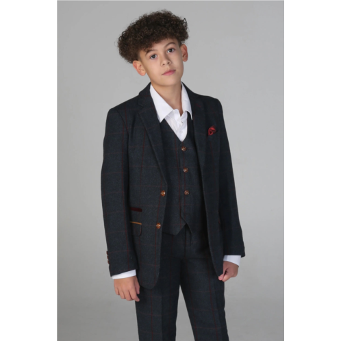 Paul Andrew madrid 3 piece tweed check suit
