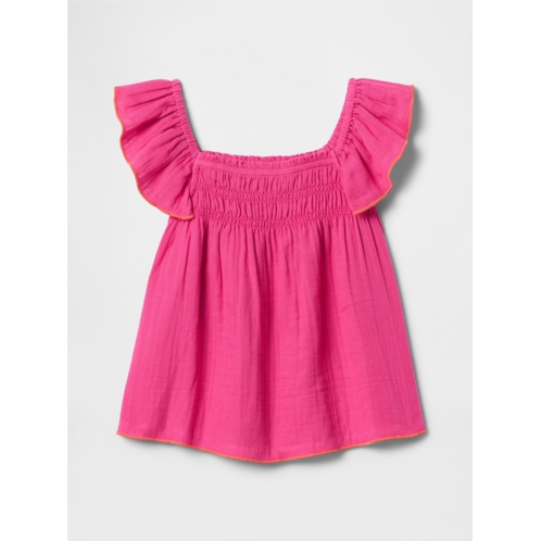 Gap Baby & Toddler Crinkle Gauze Top