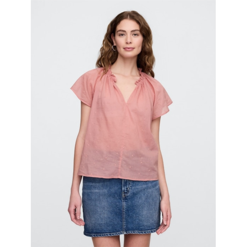 Gap Relaxed Splitneck Top