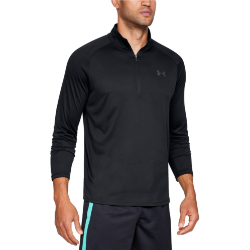 Under Armour Mens Tech 1/2 Zip Warmup Top Red Medium 01