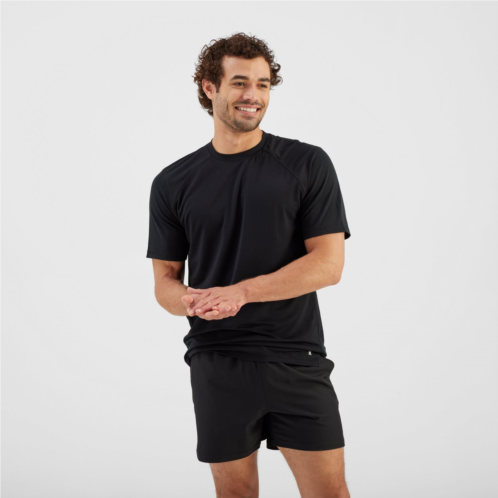 R.O.W. R.O.W Mens Felix Raglan T-shirt Black