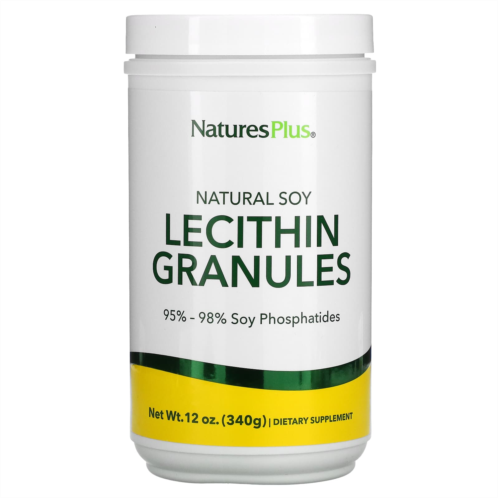 NaturesPlus Natural Soy Lecithin Granules 12 oz (340 g)