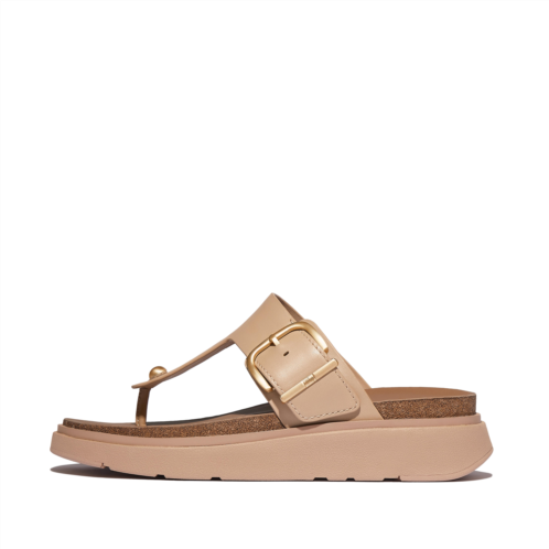 Fitflop Buckle Leather Toe-Post Sandals