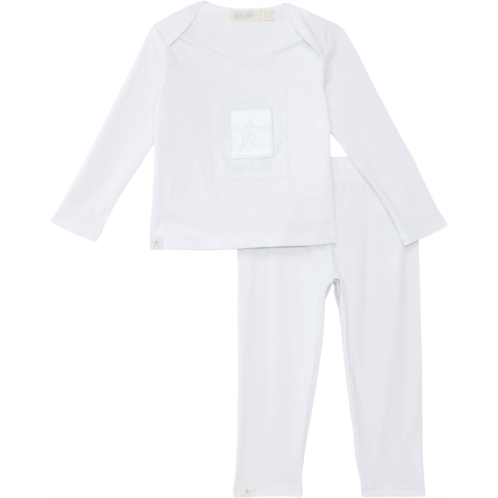 Barefoot Dreams Kids Malibu Collection Heritage Organic Cotton Baby Set(Infant)