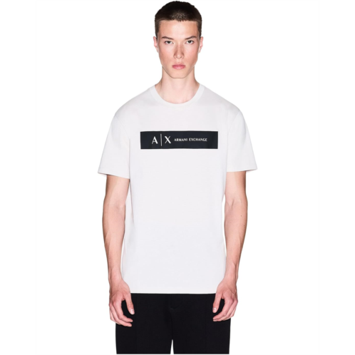 Mens Armani Exchange Box Chest Logo T-shirt