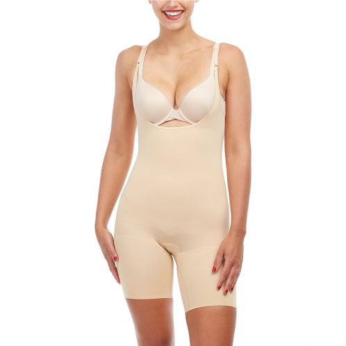 Womens Spanx SPANX Shapewear for Power Series Open-Bust Mid-Thigh Bodysuit