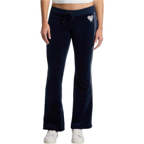 Juicy Couture Heritage Low Rise Track Pants With Side Stripe