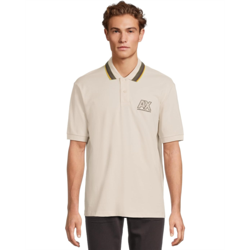 Womens Armani Exchange Contrast Collar Polo