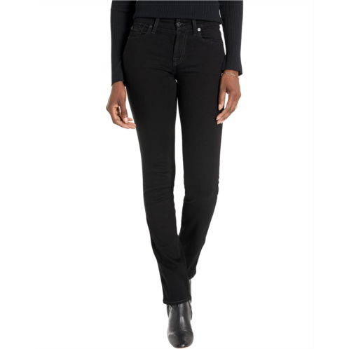 Womens 7 For All Mankind B(air) Kimmie Straight in Rinse Black