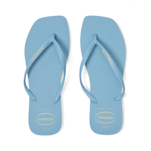 Womens Havaianas Slim Square Logo Pop Up Sandals
