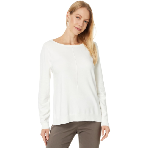 Elliott Lauren Modal Knits - Crewneck Sweater with Seam detail