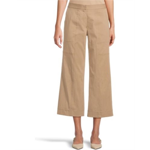 Womens Elliott Lauren Elastic Waist Multi Seam Wide Leg Pants