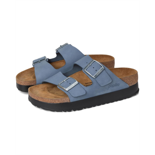 Womens Birkenstock Papillio by Birkenstock Arizona Platform Sandal - Nubuck