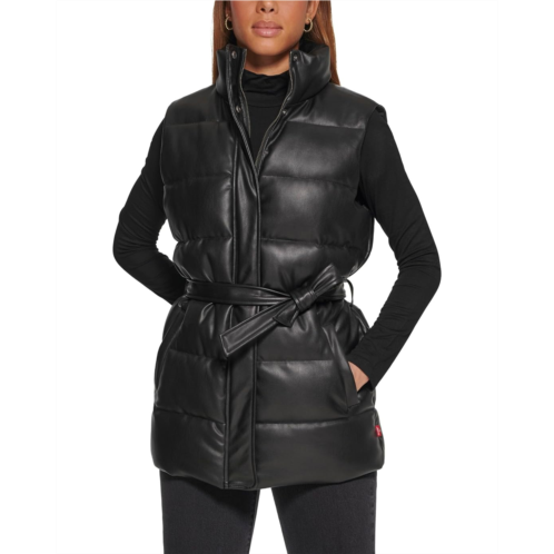 Levi s Vegan Leather Puffer Vest
