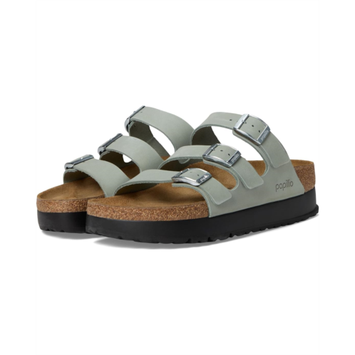 Womens Birkenstock Papillio by Birkenstock Florida Platform - Nubuck