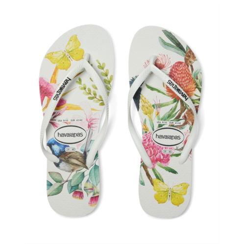 Womens Havaianas Slim Flora Sandals