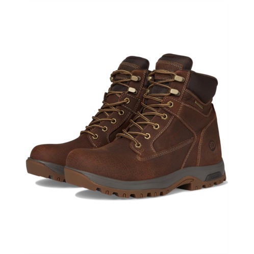 Mens Dunham 8000 Works 6 in Plain Toe Waterproof Boot