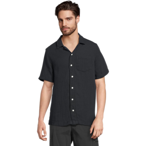 L.L.Bean Mens LLBean Vacationland Gauze Shirt Short Sleeve Slightly Fitted