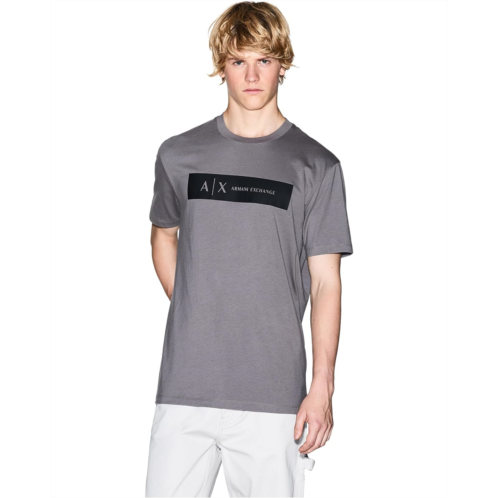 Mens Armani Exchange Box Chest Logo T-shirt