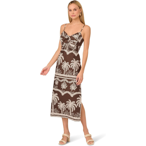Adrianna Papell Printed Maxi Dress