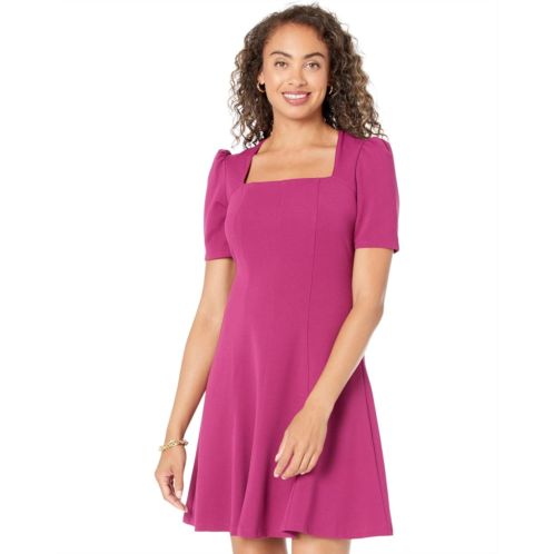 Donna Morgan Square Neck Scuba Crepe Mini Dress
