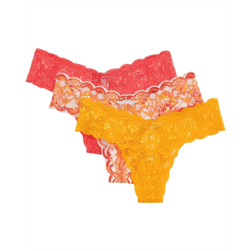 Cosabella Never Say Never Solid Print Mix Cutie Thong 3-Pack