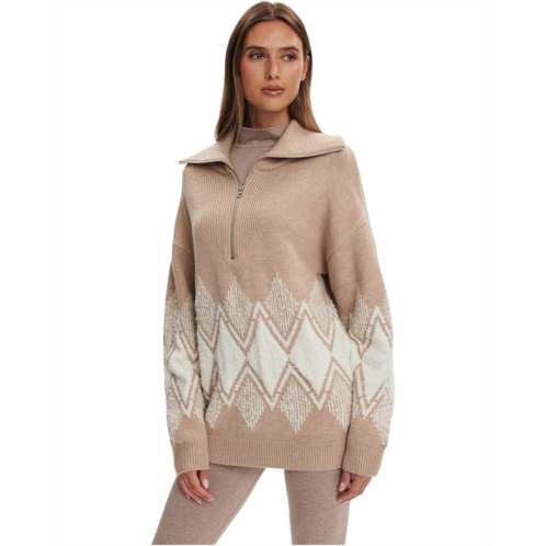 Womens Varley Betty Jacquard 1/2 Zip