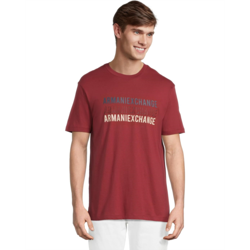 Mens Armani Exchange Multi Logo T-shirt