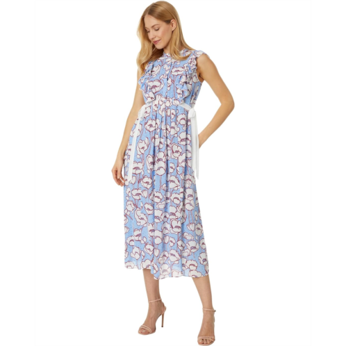 Ted Baker Tindraa Sleeveless Frilled Midi Dress