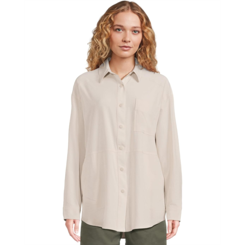 Womens Prana Railay Oversized Button Down