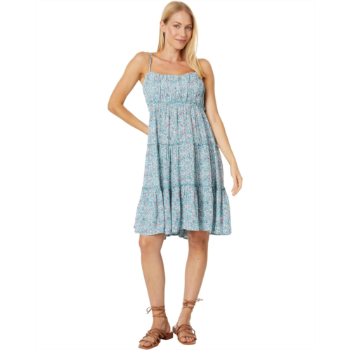 Lucky Brand Tiered Floral Mini Dress