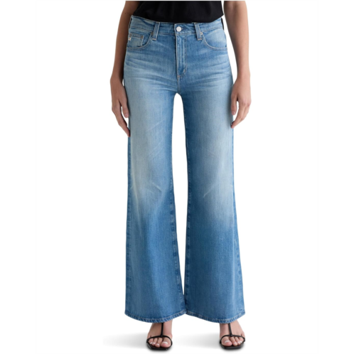 AG Jeans Saige Mid Rise Wide Leg In 18 Years Bisou