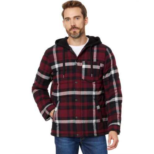 Levi s Cotton Plaid Quilted Puffer