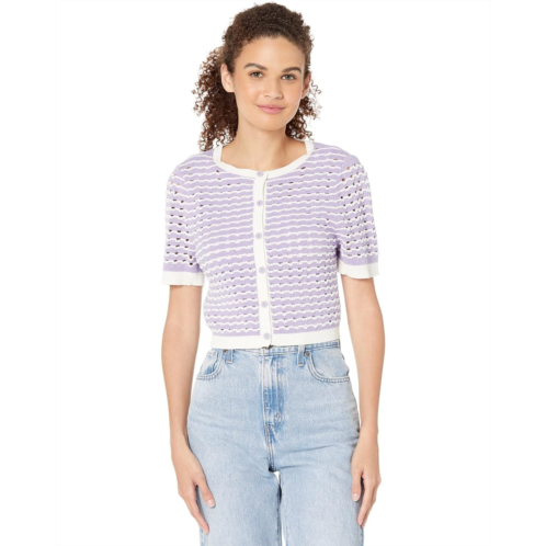 BCBGeneration Crochet Sweater Top V1VX3S01