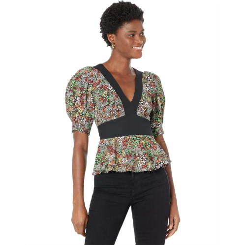 Ted Baker Camilya Crepe Puff Sleeve Top