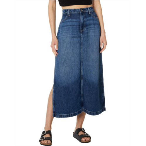 7 For All Mankind Midi Denim Skirt