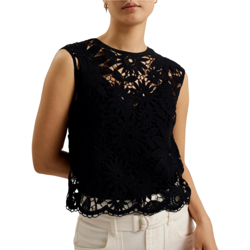 Ted Baker Katrnn Crochet Knit Top