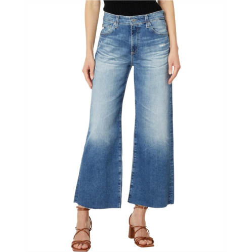 AG Jeans Saige High Rise Straight Wide Leg Jean in 17 Years Wilshire