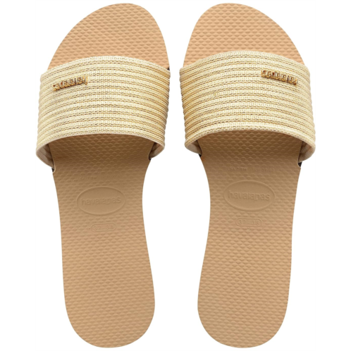 Womens Havaianas You Malta Metallic Flip Flop Sandal