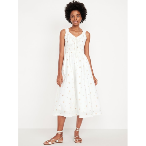 OldNavy Fit & Flare Sleeveless Midi Dress