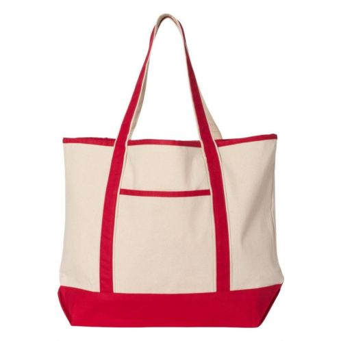 Q-Tees 34.6l large canvas deluxe tote