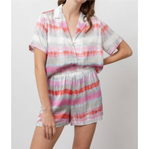 Rails leighton shorts in coral waves