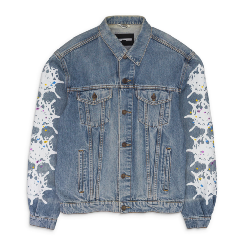 SP5DER blue vintage web field jacket