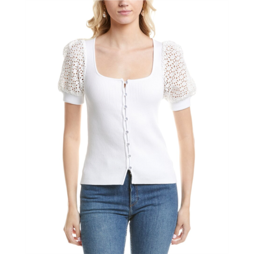 Design History mixed media sweater