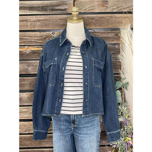 DAZE womens denim edit top in in deep