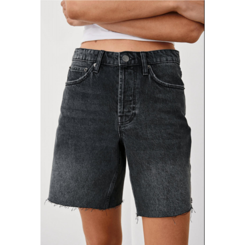 Rails beachwood short in black smoke