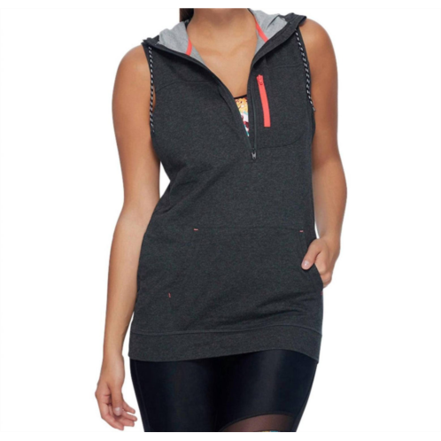 Body Glove aisso relaxed fit hoodie in charcoal