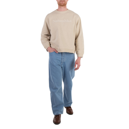 Nanushka mart cotton logo-embroidered sweatshirt